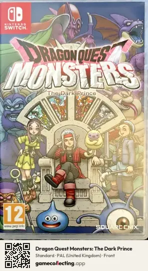Dragon Quest Monsters: The Dark Prince Nintendo Switch, United Kingdom box front