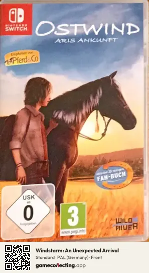 Windstorm: An Unexpected Arrival Nintendo Switch, Germany box front