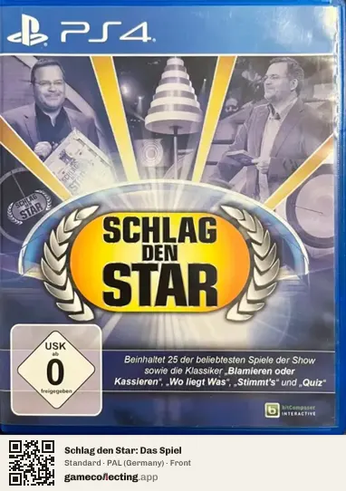 Schlag den Star: Das Spiel PlayStation 4, Germany box front