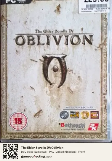 The Elder Scrolls IV: Oblivion Computer, United Kingdom box front