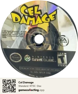 Cel Damage Nintendo GameCube, NTSC disc
