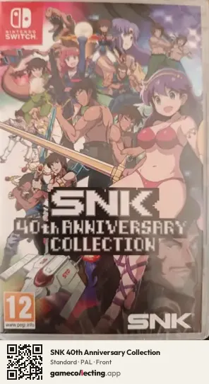 SNK 40th Anniversary Collection Nintendo Switch, PAL box front