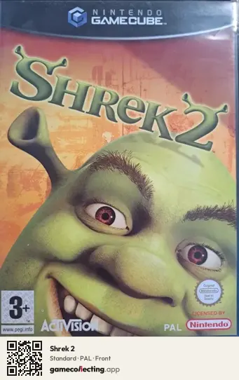 Shrek 2 Nintendo GameCube, PAL box front