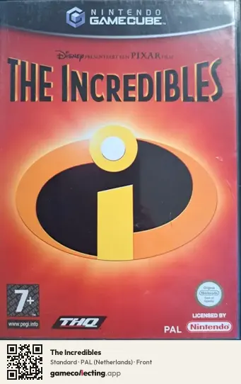 The Incredibles Nintendo GameCube, Netherlands box front