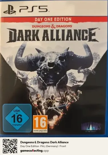 Dungeons & Dragons: Dark Alliance PlayStation 5, Germany box front