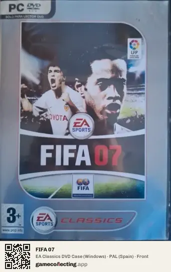 FIFA 07 Computer, Spain box front