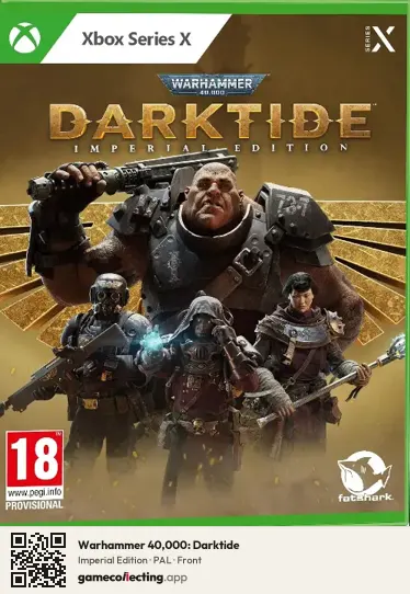 Warhammer 40,000: Darktide Xbox Series X, PAL box front