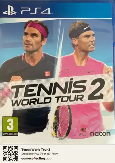 Tennis World Tour 2 PlayStation 4, France box front