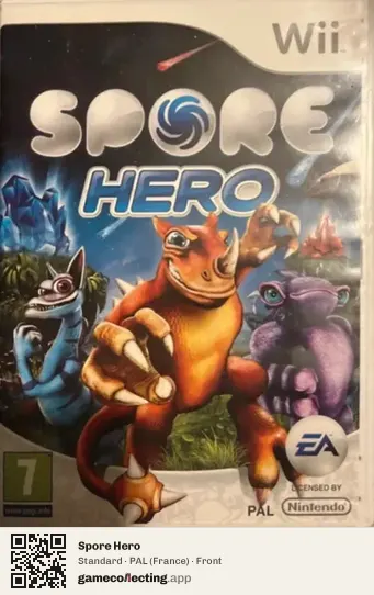 Spore Hero Nintendo Wii, France box front