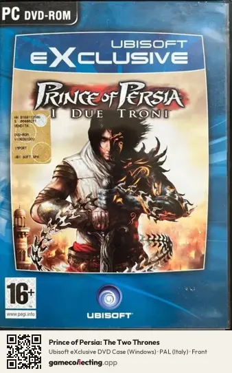 Prince of Persia: The Two Thrones Computer, Italy box front