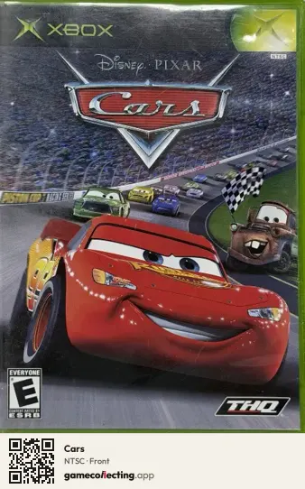 Cars Xbox, NTSC box front