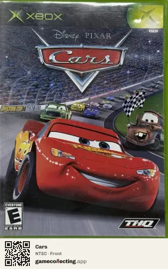 Cars Xbox, NTSC box front