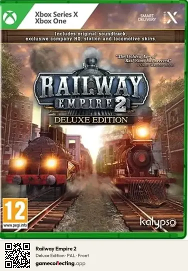 Railway Empire 2 Xbox Series X, PAL box front