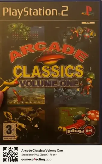 Arcade Classics: Volume One PlayStation 2, Spain box front