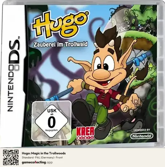 Hugo: Magic in the Trollwoods Nintendo DS, Germany box front
