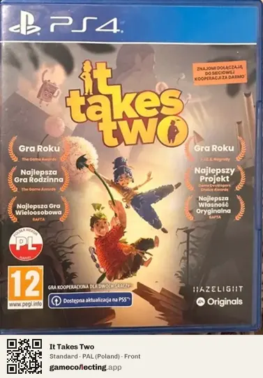 It Takes Two PlayStation 4, Poland box front