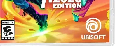 Just Dance 2025 Edition, the ESRB box on its front
