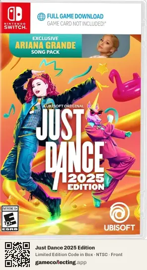 Just Dance 2025 Edition Nintendo Switch, NTSC box front