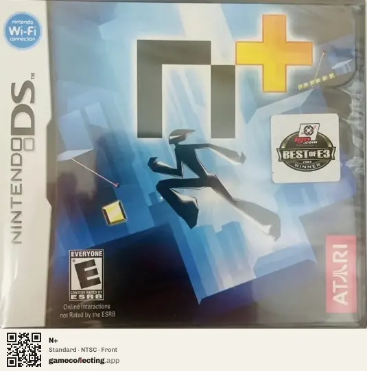 N+ Nintendo DS, NTSC box front