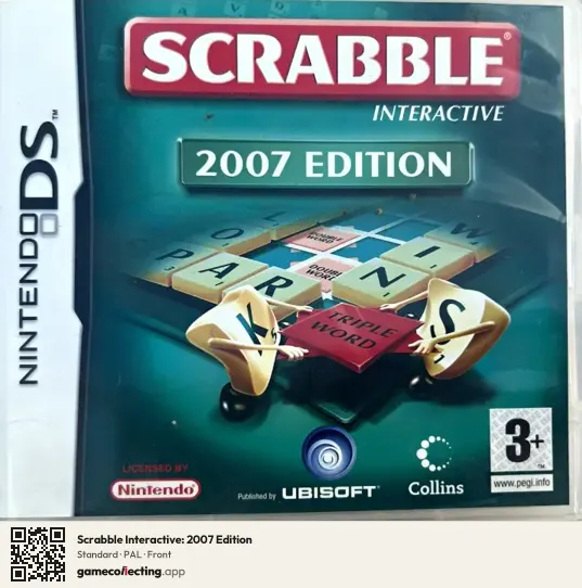 Scrabble Interactive: 2007 Edition Nintendo DS, PAL box front