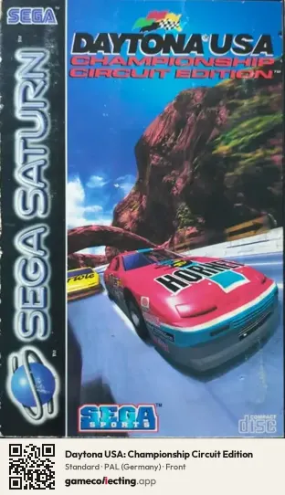 Daytona USA: Championship Circuit Edition Sega Saturn, Germany box front