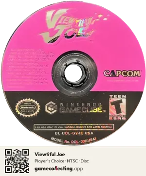 Viewtiful Joe Nintendo GameCube, NTSC disc