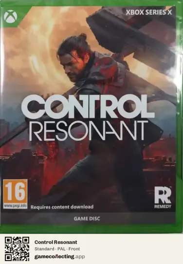 Control Resonant Xbox Series X, PAL box front