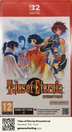 Tales of Eternia Remastered Nintendo Switch 2, PAL box front