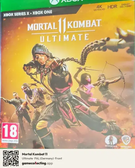 Mortal Kombat 11 Xbox Series X, Germany box front