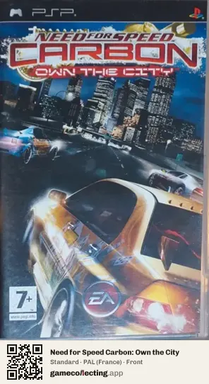 Need for Speed Carbon: Own the City PlayStation Portable, France box front