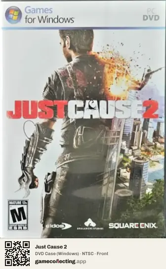 Just Cause 2 Computer, NTSC box front