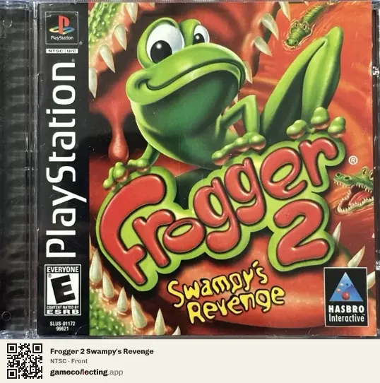 Frogger 2 Swampy's Revenge PlayStation, NTSC box front