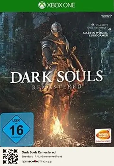 Dark Souls Remastered Xbox One, Germany box front