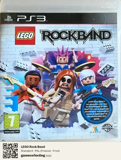 LEGO Rock Band PlayStation 3, France box front