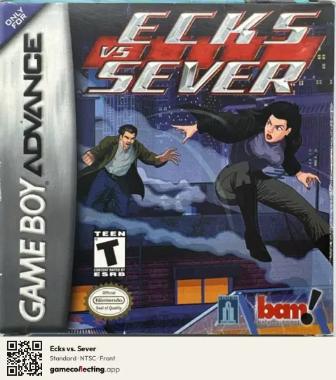 Ecks vs. Sever Game Boy Advance, NTSC box front
