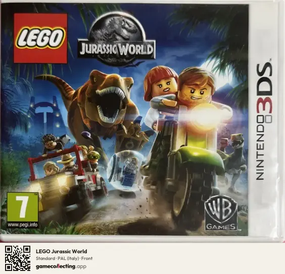 LEGO Jurassic World Nintendo 3DS, Italy box front