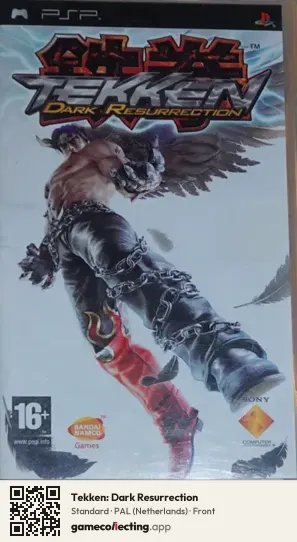 Tekken: Dark Resurrection PlayStation Portable, Netherlands box front