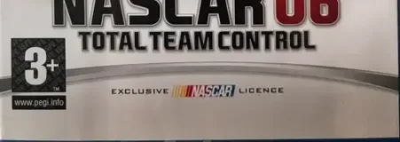 NASCAR 06: Total Team Control, the PEGI square on its front