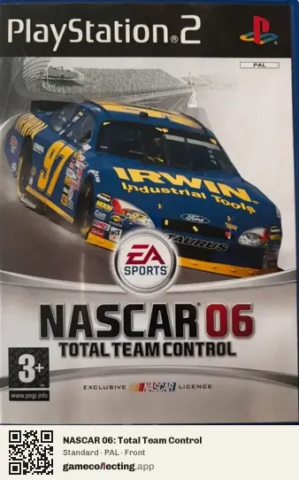 NASCAR 06: Total Team Control PlayStation 2, PAL box front