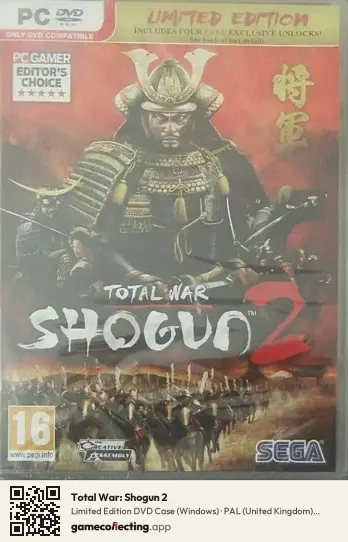 Total War: Shogun 2 Computer, United Kingdom box front