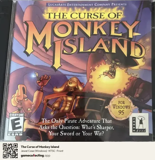 The Curse of Monkey Island Computer, NTSC box front