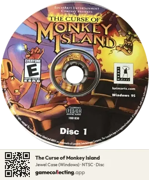 The Curse of Monkey Island Computer, NTSC disc