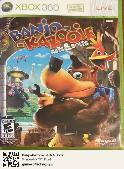 Banjo-Kazooie: Nuts & Bolts Xbox 360, NTSC box front