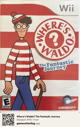 Where's Waldo? The Fantastic Journey Nintendo Wii, NTSC box front