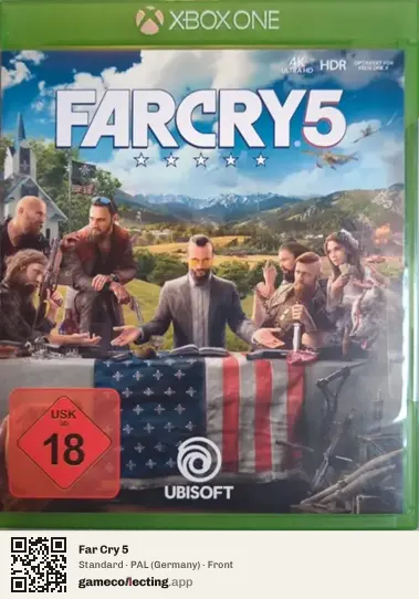 Far Cry 5 Xbox One, Germany box front