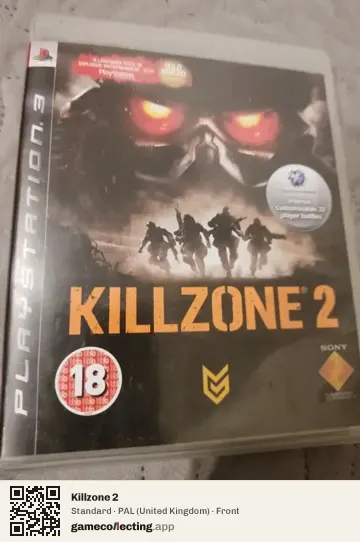 Killzone 2 PlayStation 3, United Kingdom box front