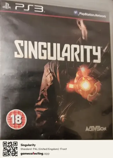 Singularity PlayStation 3, United Kingdom box front