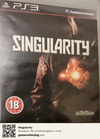 Singularity PlayStation 3, United Kingdom box front