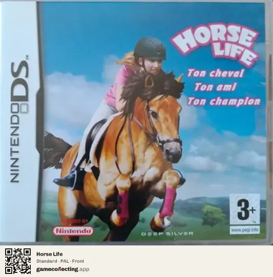 Horse Life Nintendo DS, PAL box front