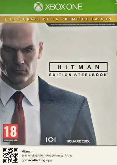 Hitman Xbox One, France box front